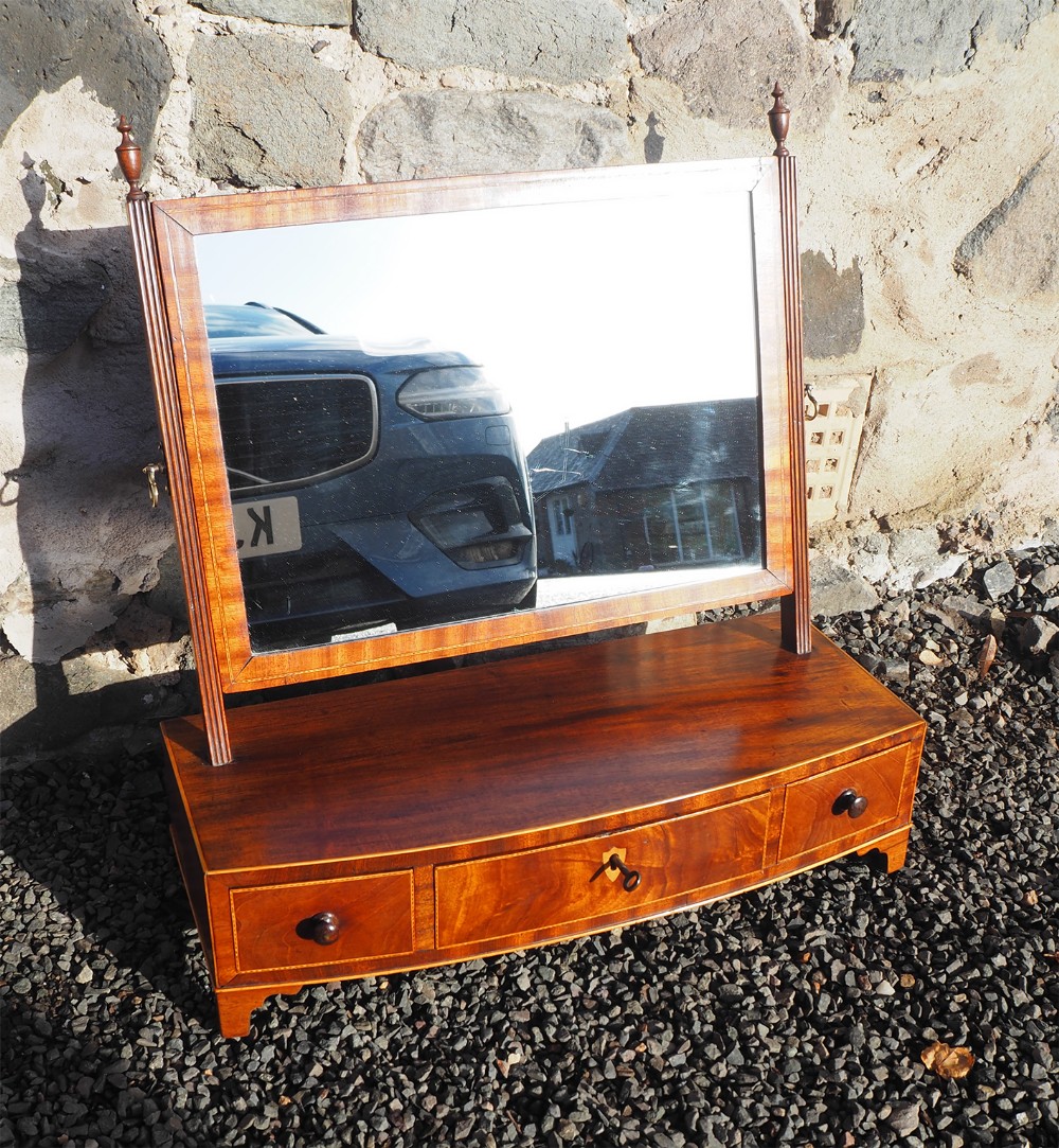 Georgian Mahogany Toilet / Dressing Mirror