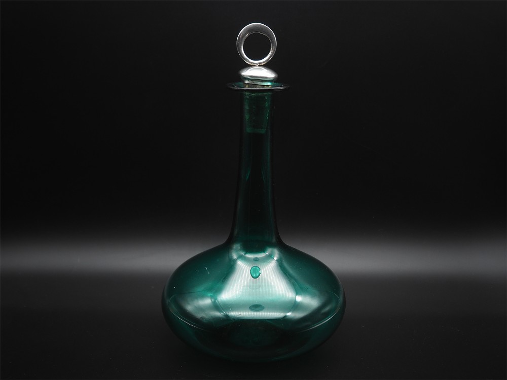 Good 19th Century Turquoise Decanter