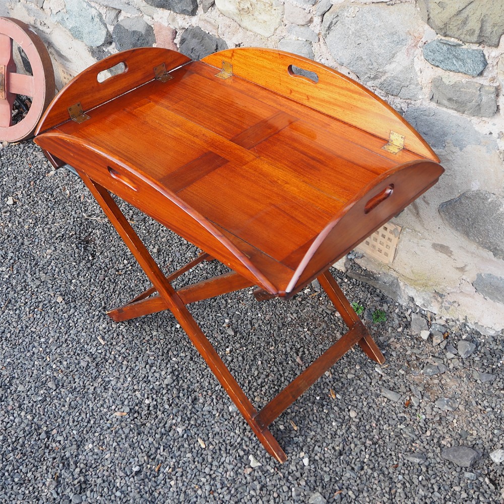 Georgian Mahogany Oval Butlers Tray