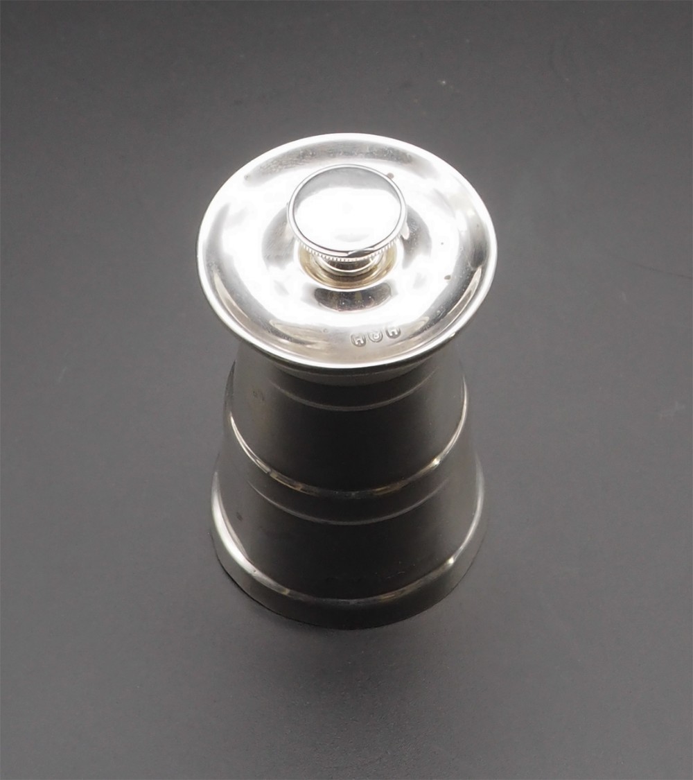 Edwardian Silver Pepper Mill. Birmingham 1904