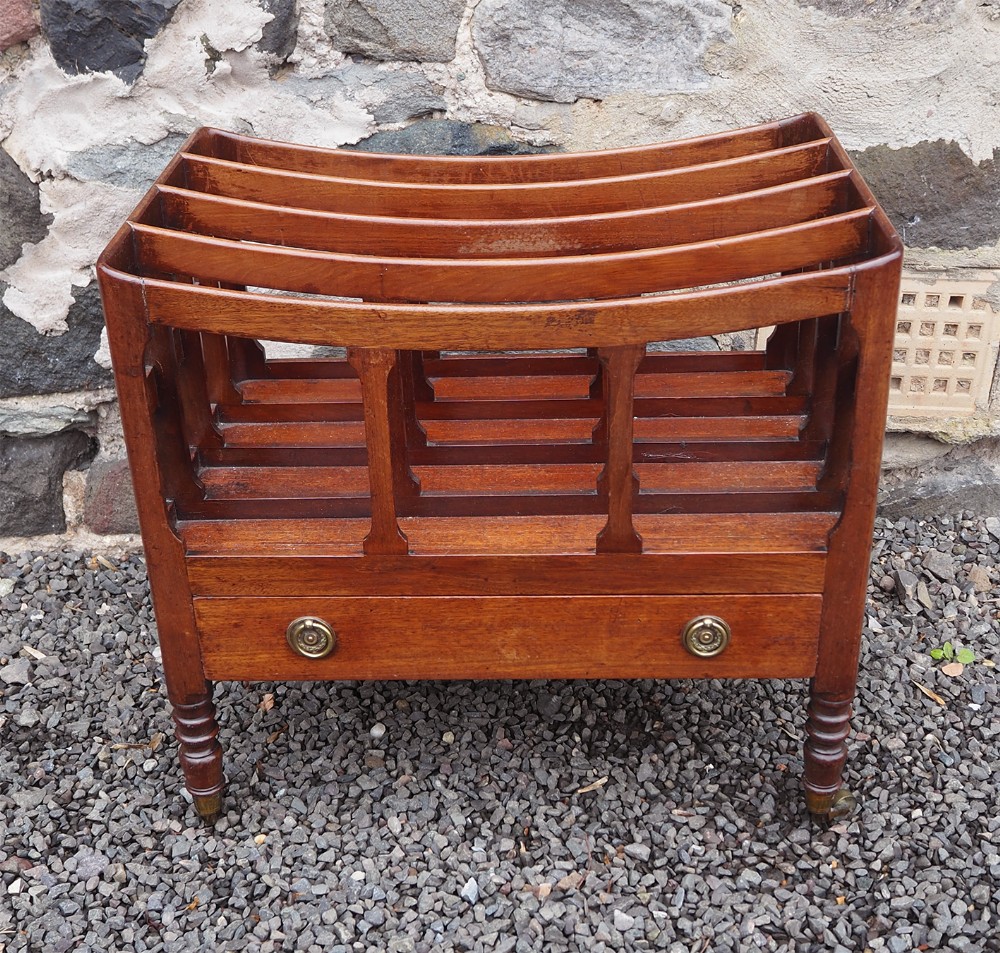 Small Regency Mahogany Canterbury