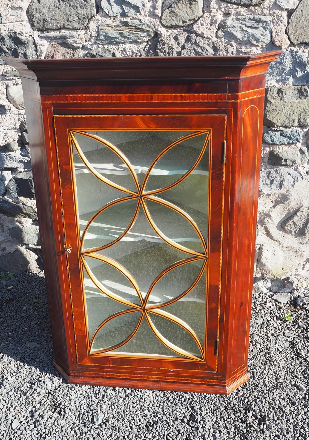 Superior Georgian Scottish Corner Cabinet