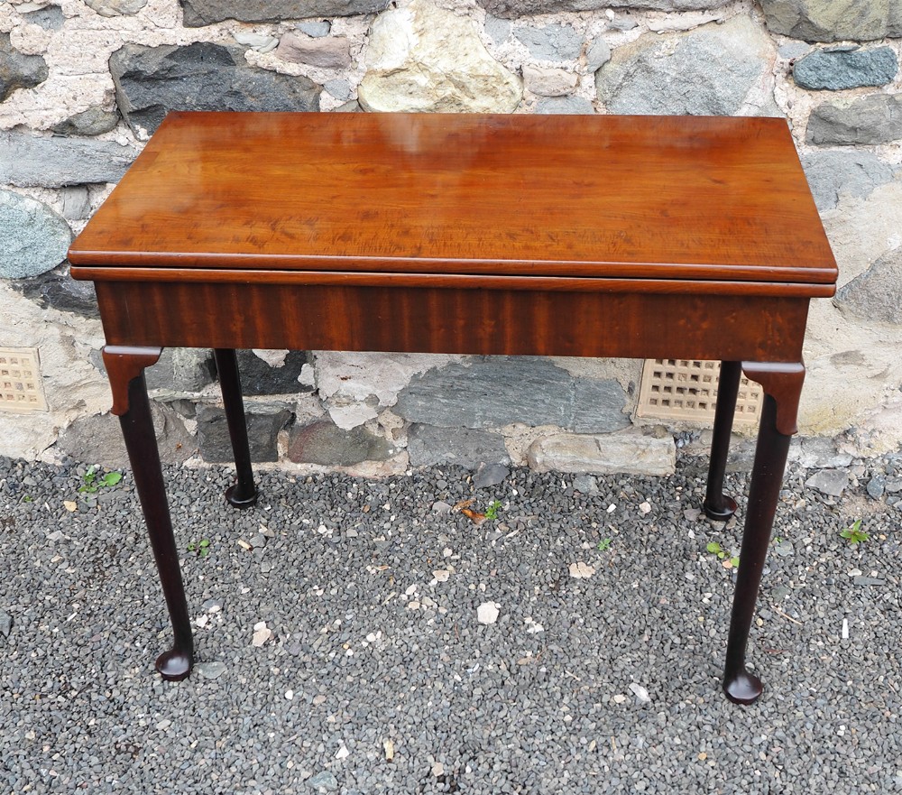 George 2nd Mahogany Games / Card Table