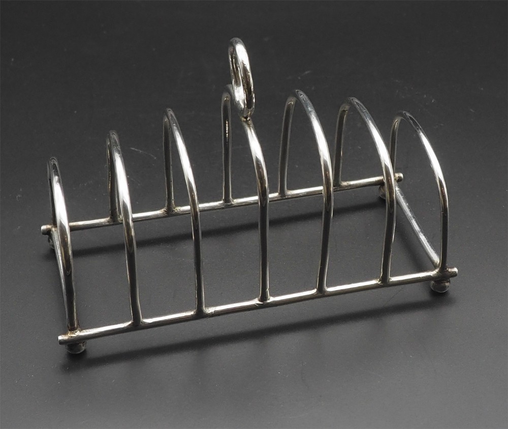 Sterling Silver Toast Rack. Birmingham 1920