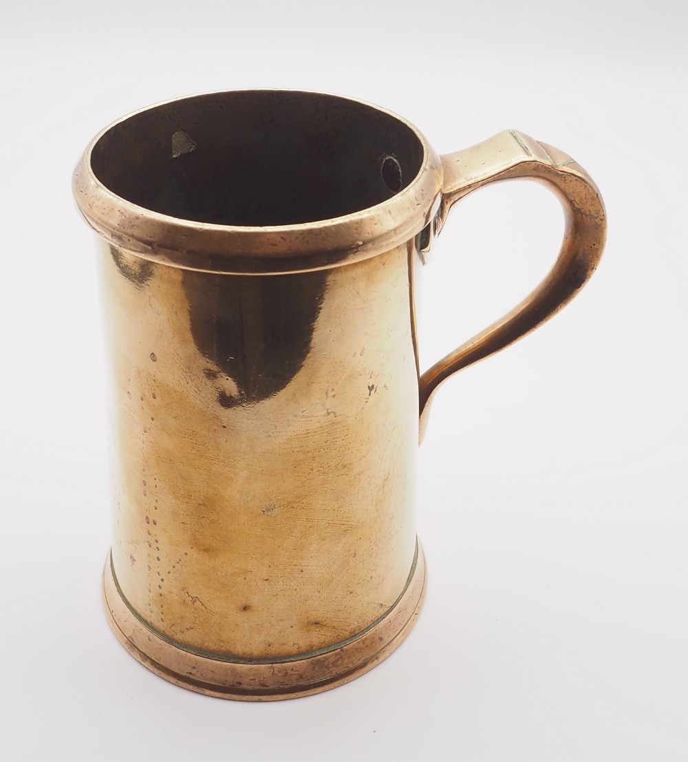 Heavy Georgian Bell Metal Quart Tankard