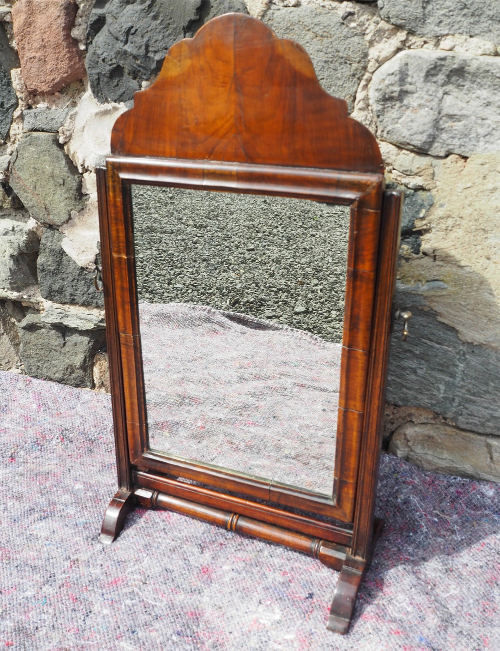 George 1st Walnut Dressing Mirror