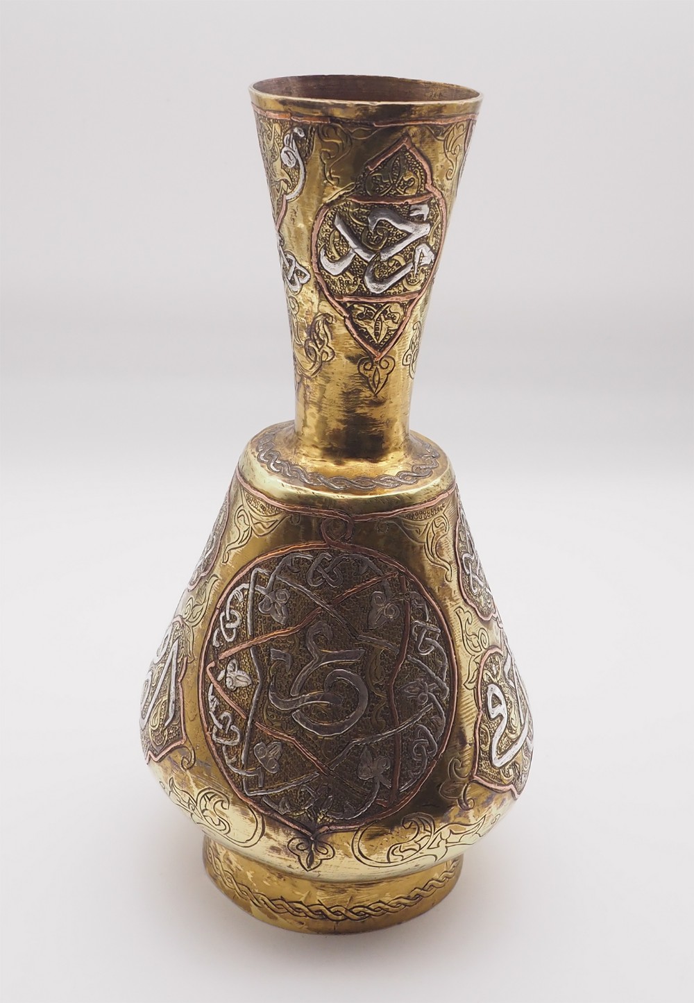 Victorian overlayed Islamic Bronze Vase