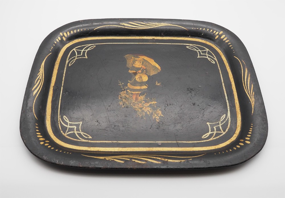 Small Size 19th Century Toleware Tray