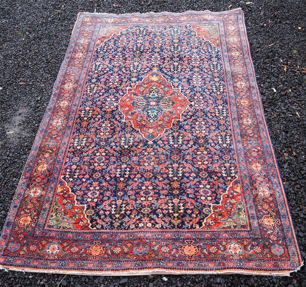 Antique Persian Farrakhan Wool Rug