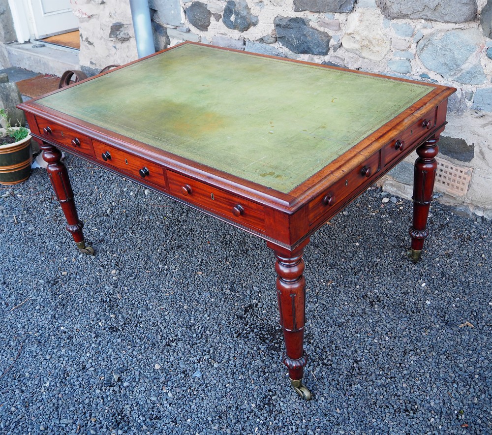 Regency Mahogany Partners Writing Table