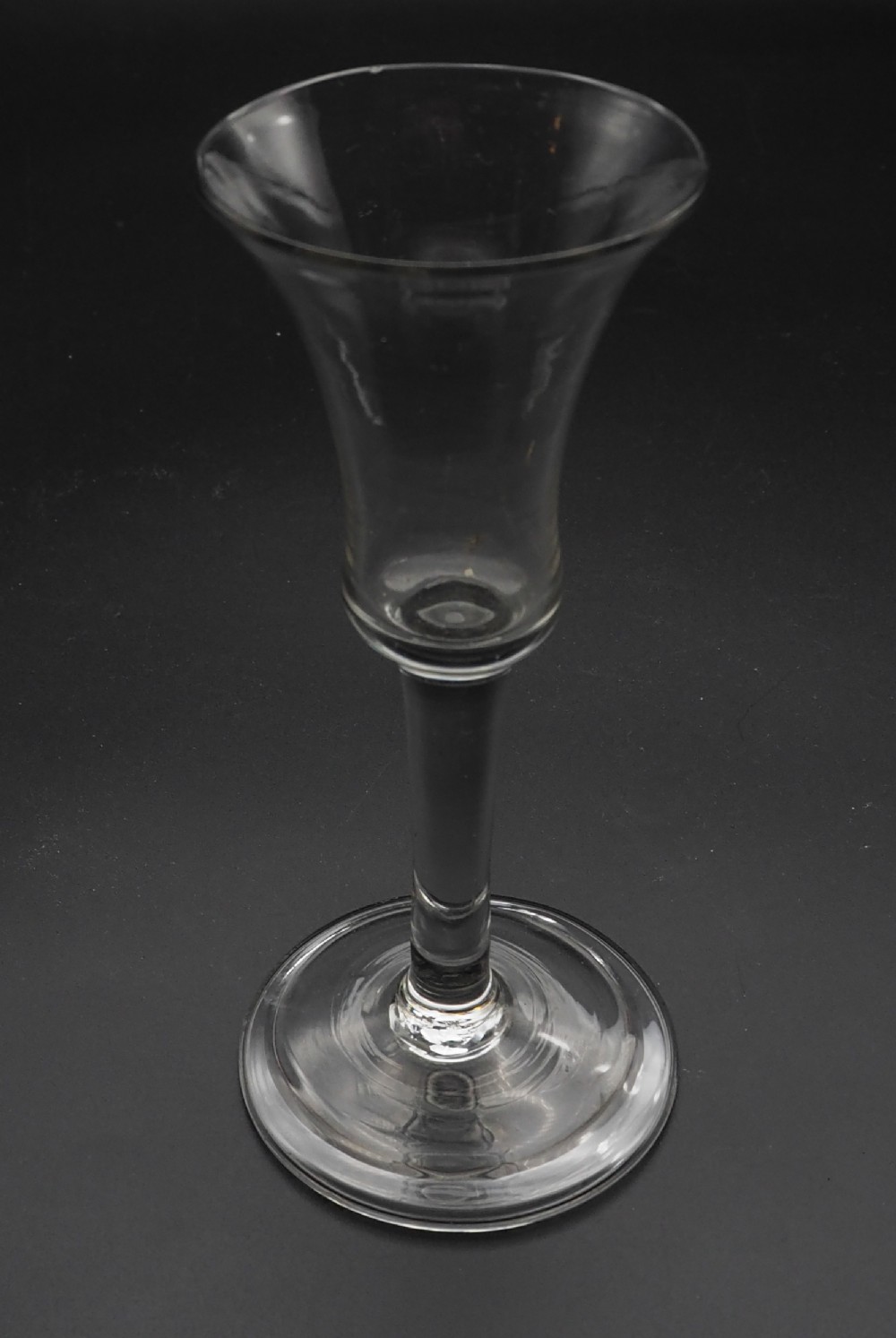 Good 18th Century Folded Foot Glass