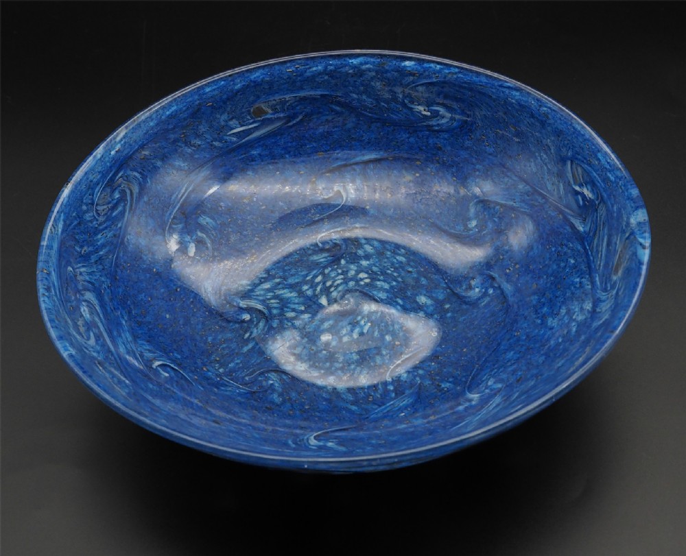 Rare Early Monart Paisley Shawl Bowl