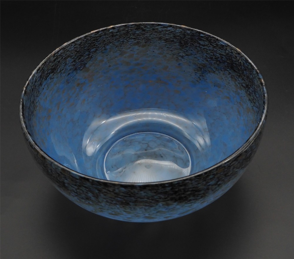 Scottish Blue & Gold Monart Bowl