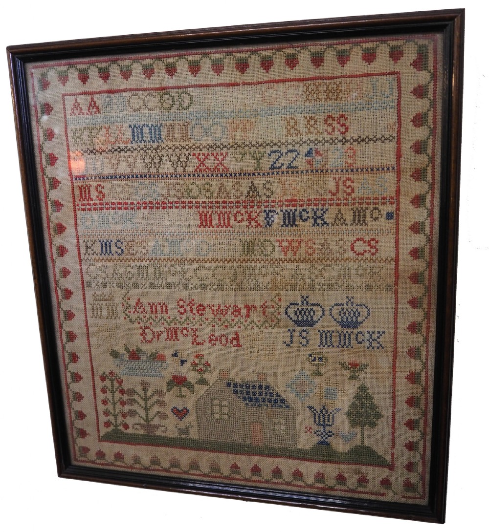Mid 19th Century Marriage Sampler