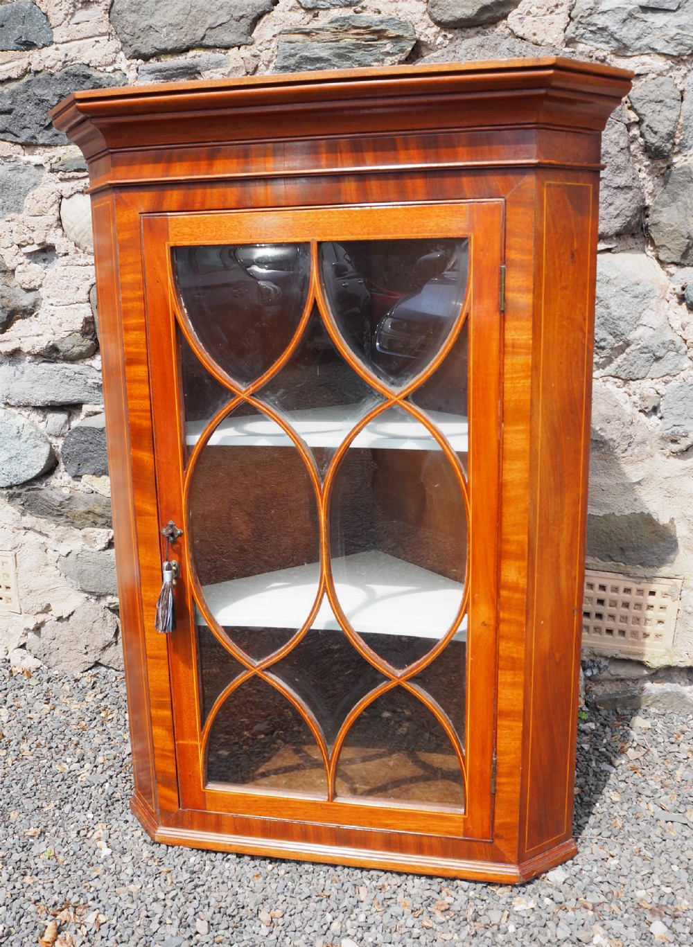 Superior Georgian Scottish Corner Cabinet