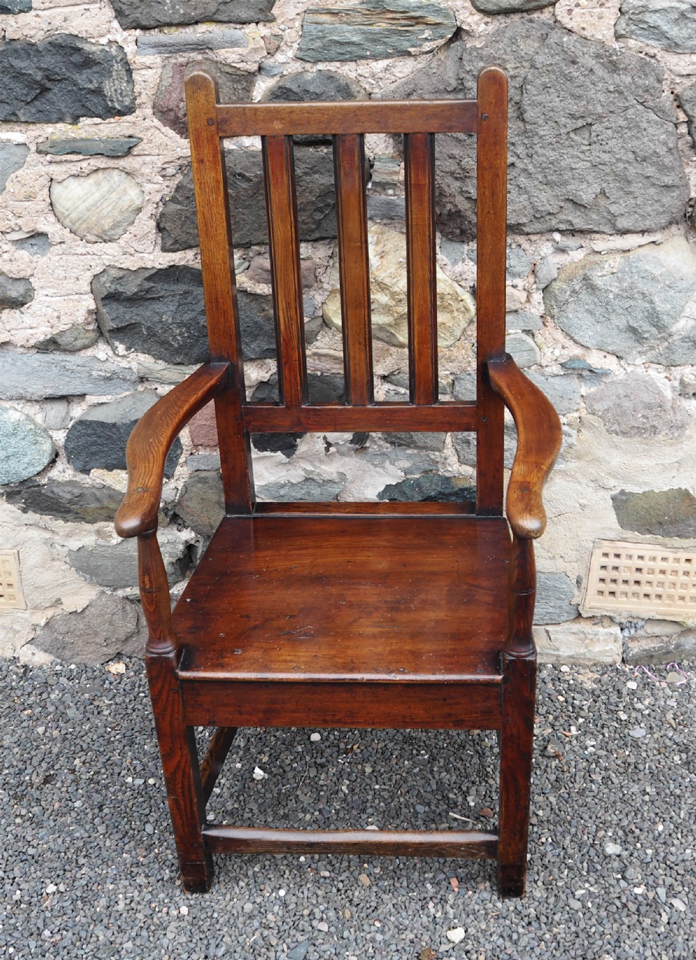 Early 18th Century Scottish Oak Arm Chair