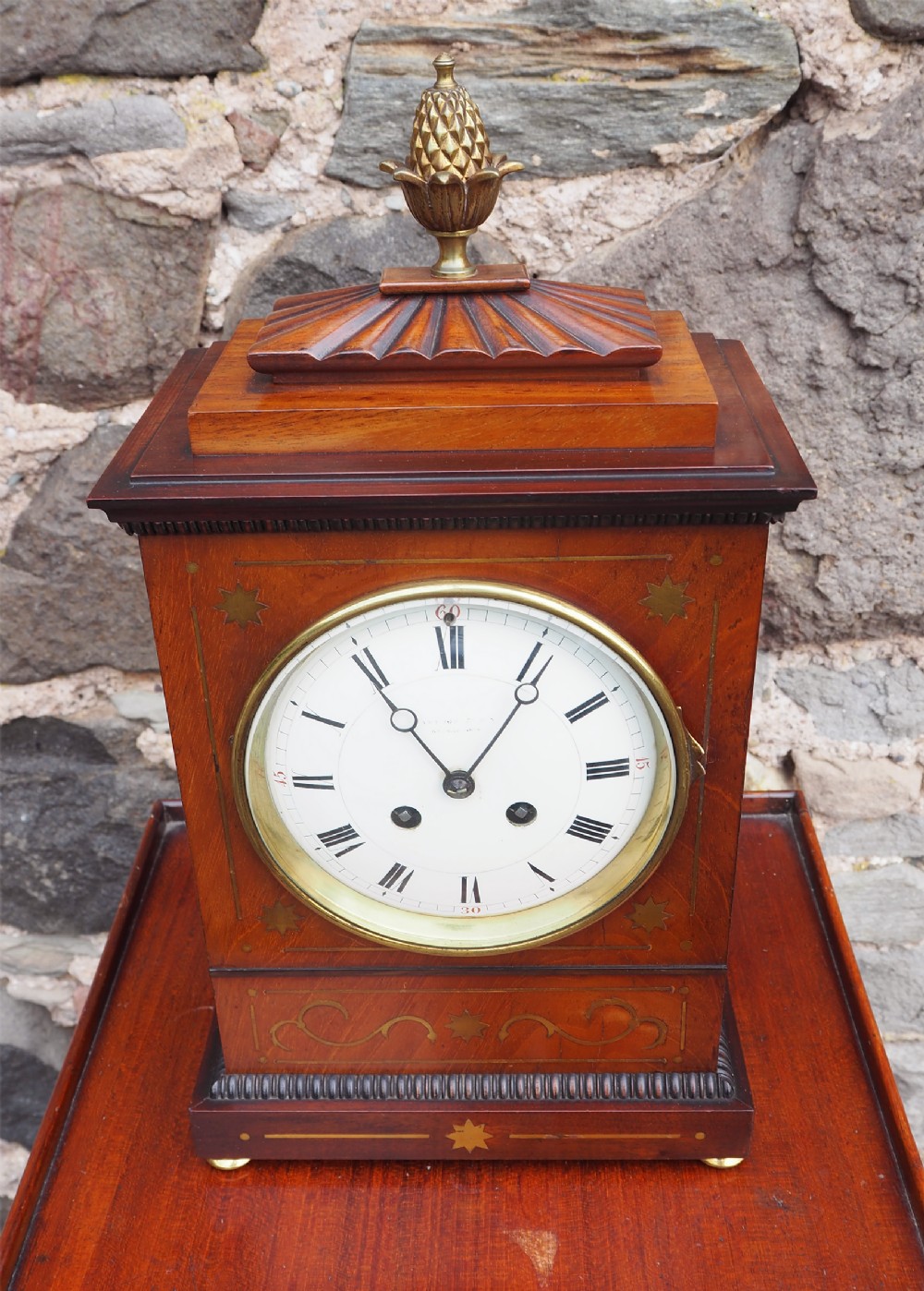 Fine Regency Style Bracket Clock