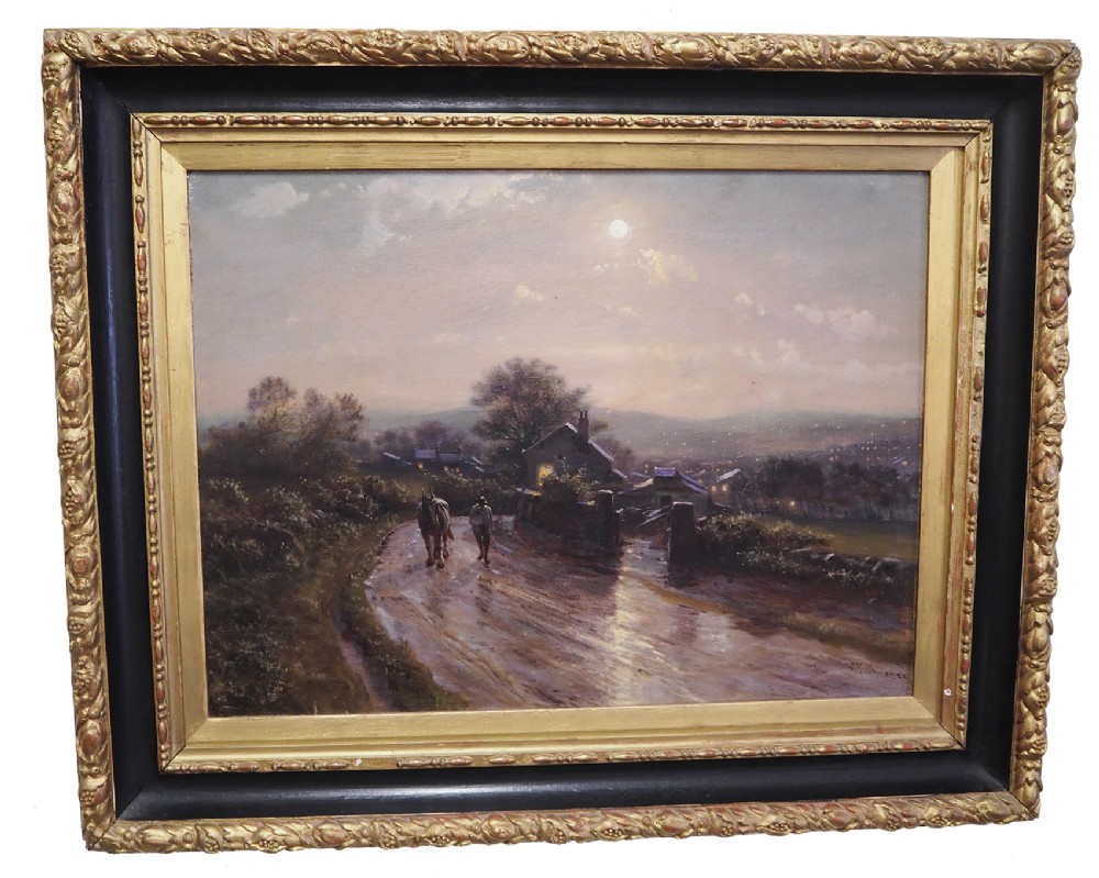 Early Morning scene Oil on Canvass Painting