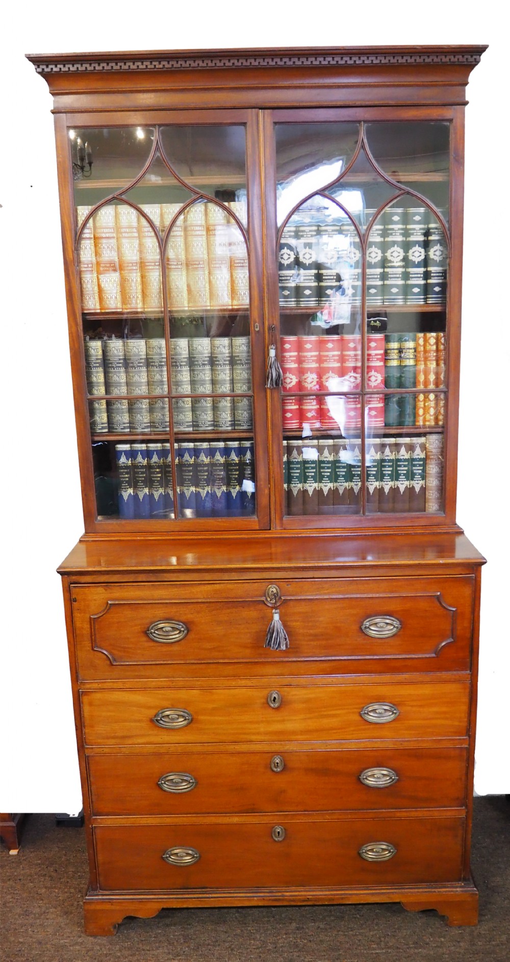 Small Late Georgian Mahogany Bookcase