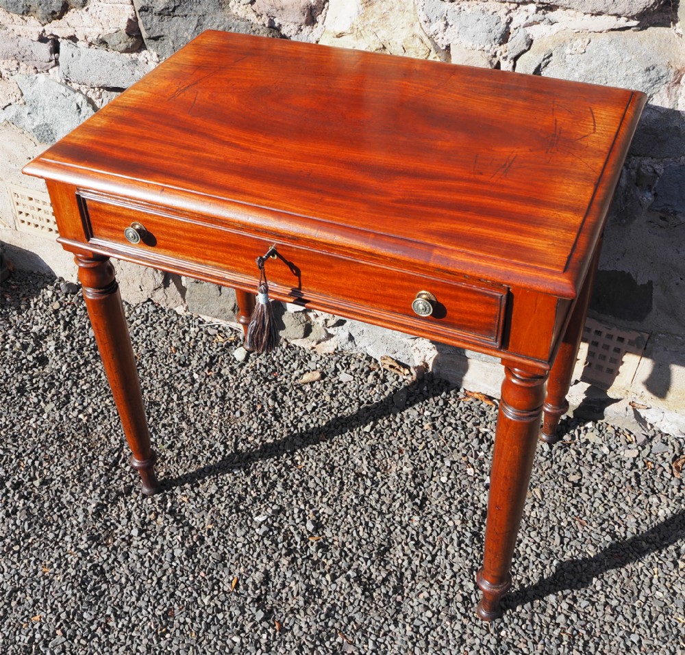 Early Victorian Mahogany Writing Table