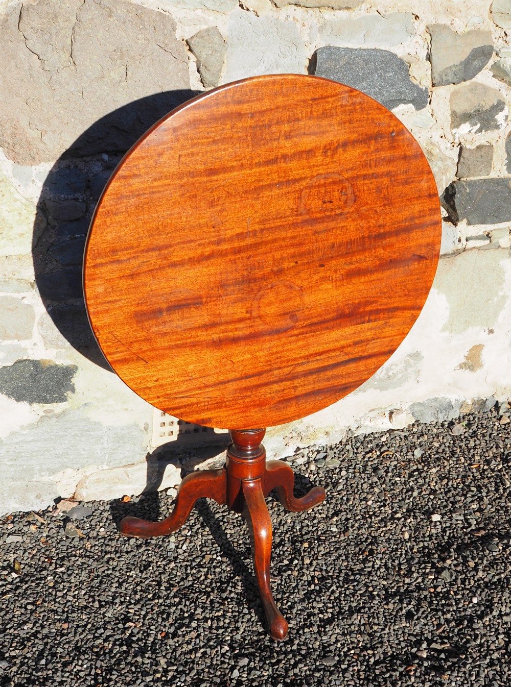 Georgian Tilt Top Mahogany Tripod Table