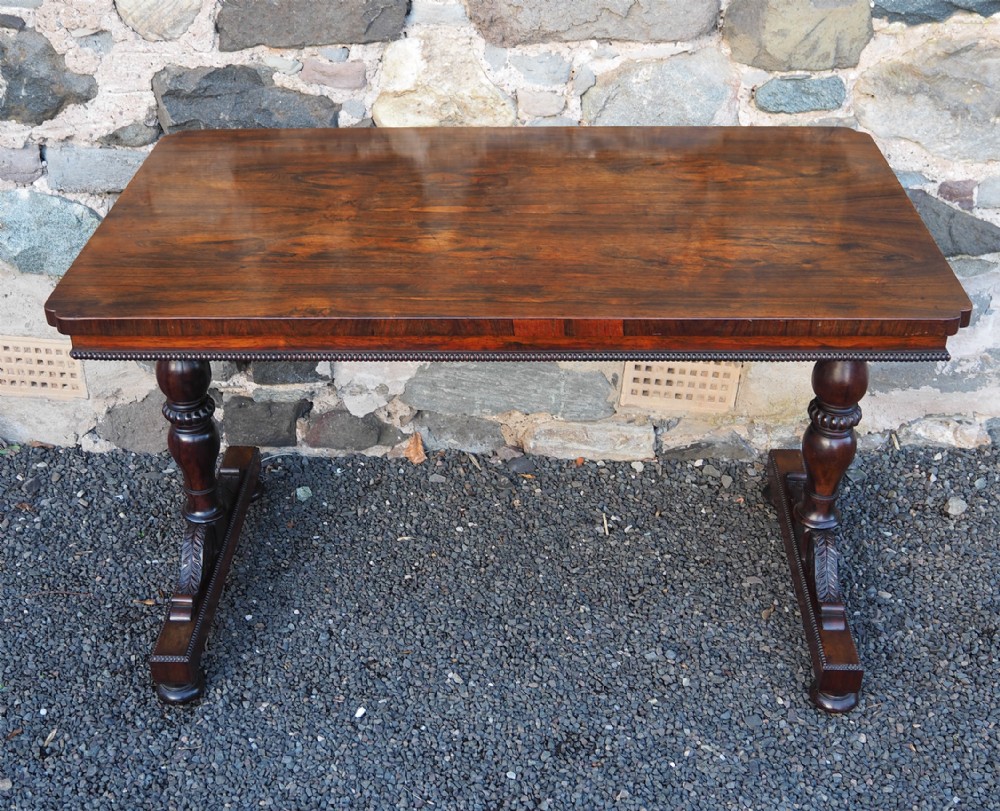 Regency Gillows Rosewood Library Table