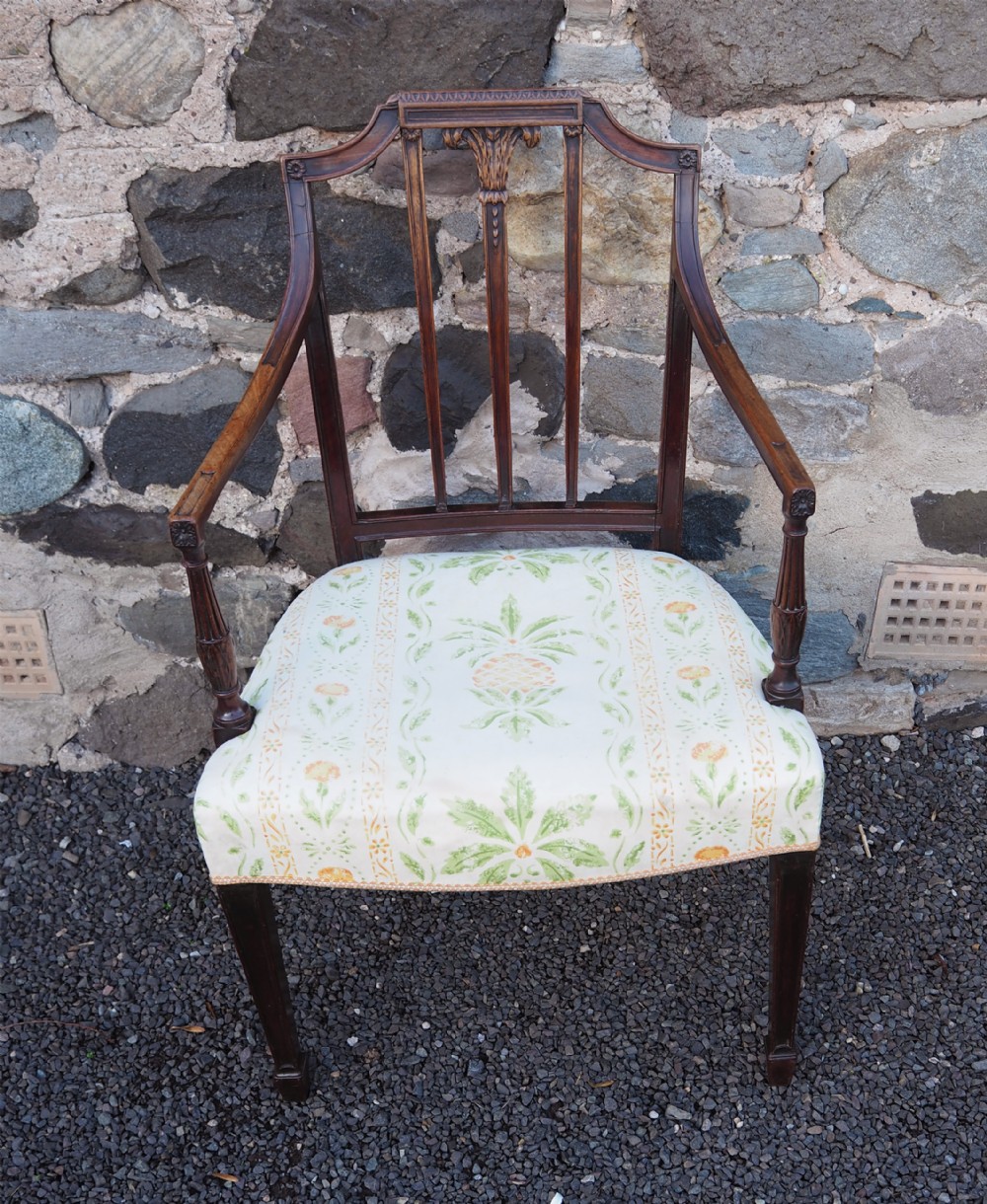 18th Century Hepplewhite Arm Chair