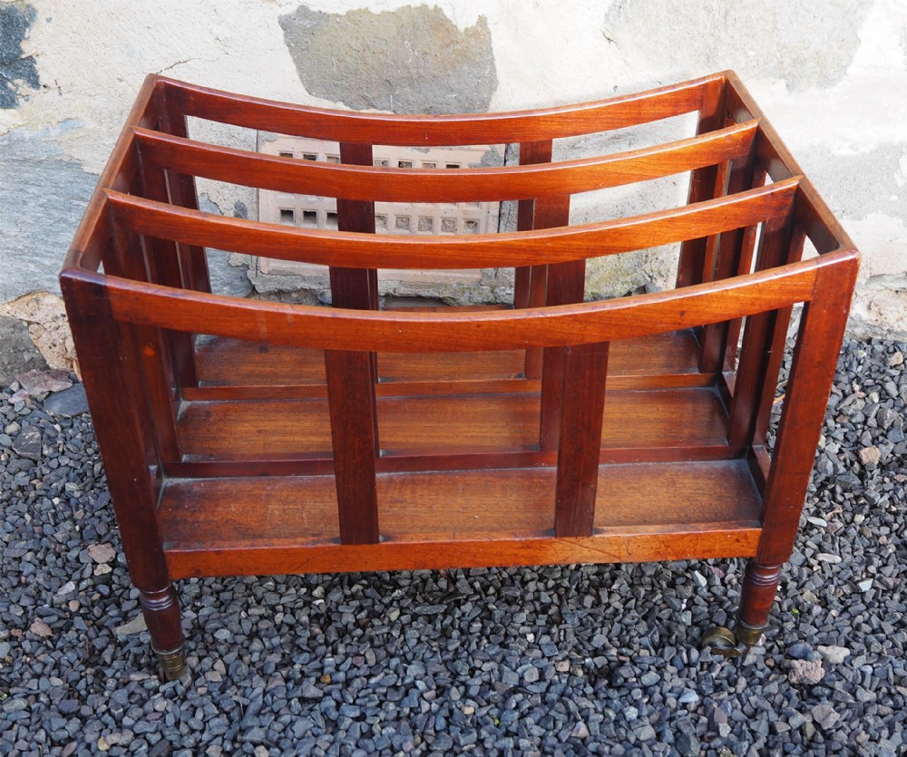 Simple Georgian Mahogany Canterbury