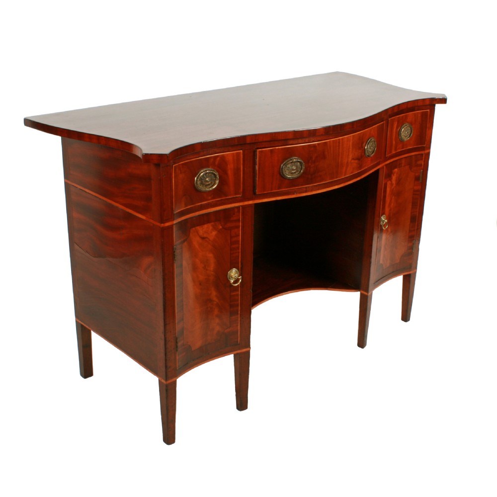 George 3rd Serpentine Dressing Table
