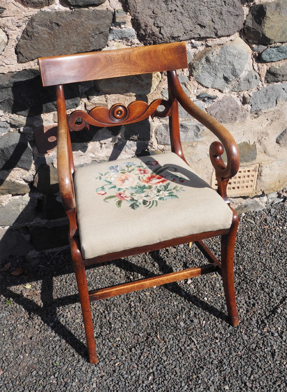 Georgian Scottish Regency Arm Chair