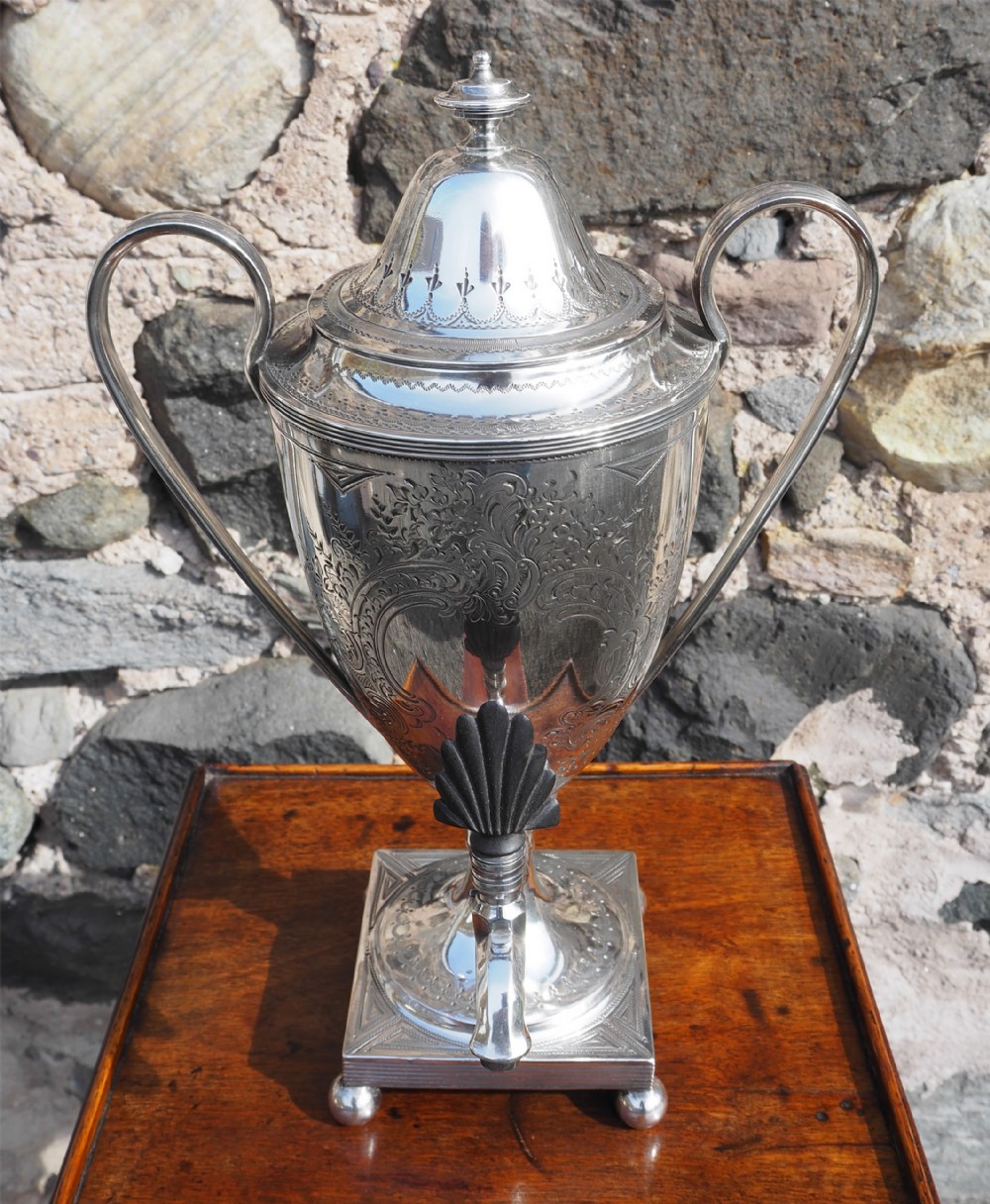 Adams Style Silver Plated Tea Urn