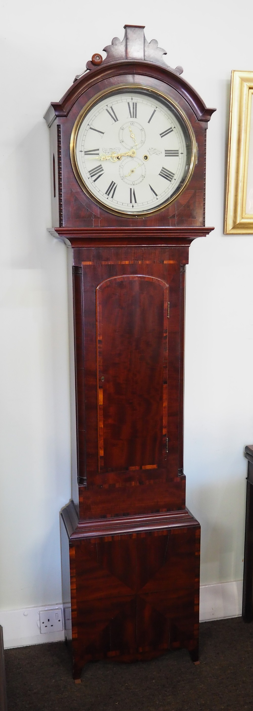 Scottish Mahogany 8 Day Longcase Clock