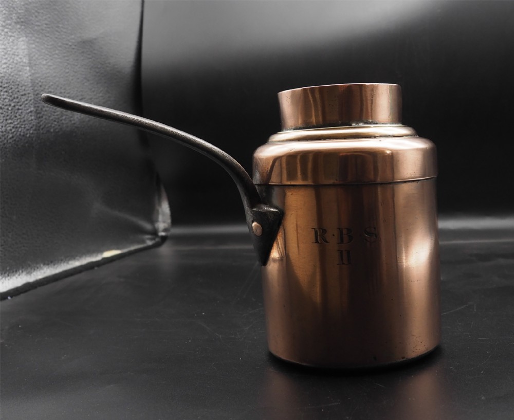Small Antique Copper Steamer Pan