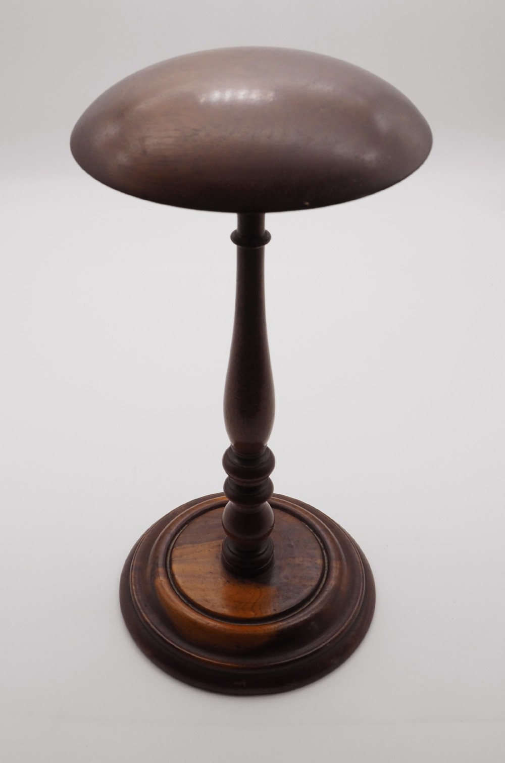 Georgian Walnut & Lignum Wig Stand