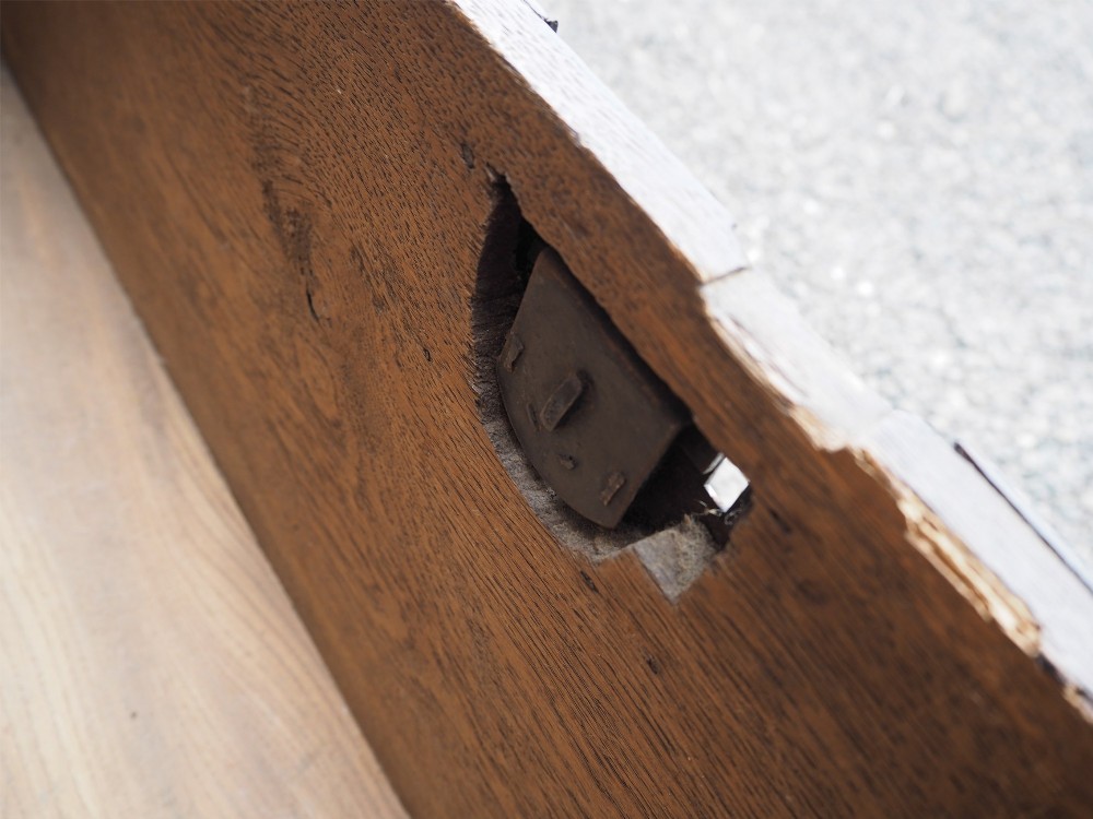 Early Georgian Oak Sword Chest View IX