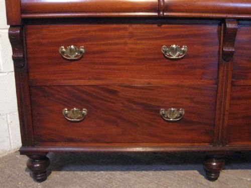fig 1. ANTIQUE VICTORIAN MAHOGANY CHIFFONIER SIDEBOARD C1860