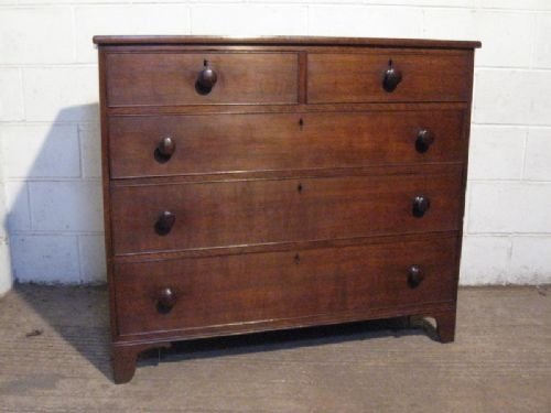 Antique Georgian Country Oak Chest of Drawers C1780