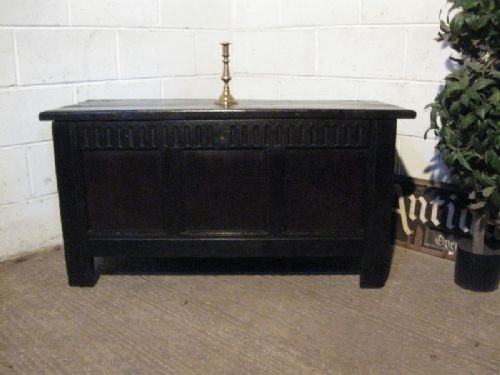 Lovely Antique James 11 Country Oak Coffer C1680