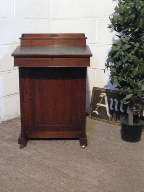 fig 1. ANTIQUE EDWARDIAN MAHOGANY DAVENPORT DESK C1900 wdb38633.10