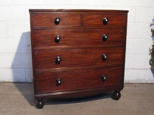 Superb Antique Regency Mahogany Chest of Drawers C1800