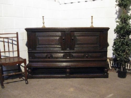 Antique Georgian Country Oak Sideboard Dresser C1760