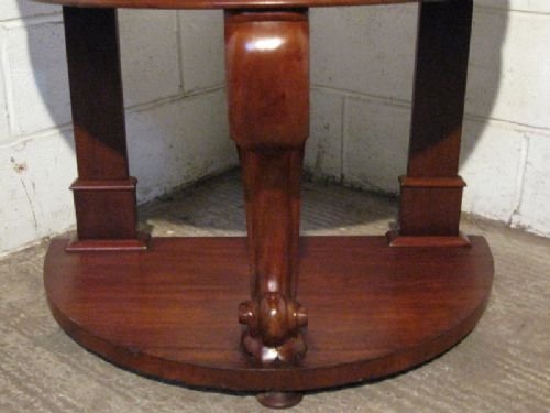 fig 1. ANTIQUE VICTORIAN DUCHESSE MARBLE & MAHOGANY WASHSTAND TABLE C1860