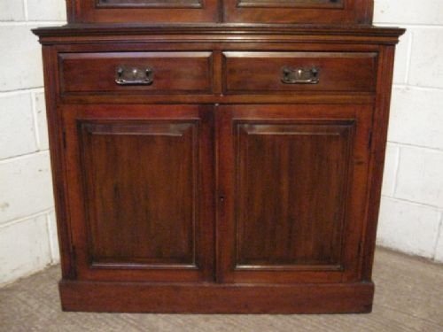fig 1. ANTIQUE EDWARDIAN MAHOGANY BOOKCASE CC1900