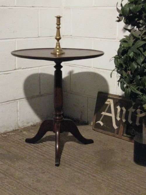 Lovely Antique Victorian Mahogany Wine Table C1880