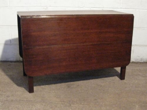 Antique Georgian Oak Plank Top Gate Leg Table C1780