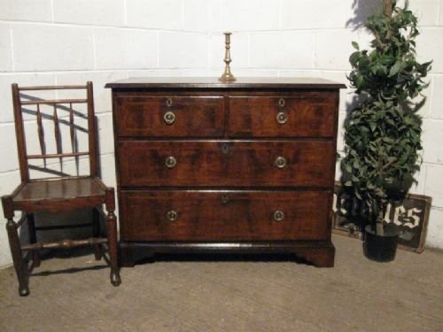 Antique Early Georgian Walnut Chest of Drawers C1720