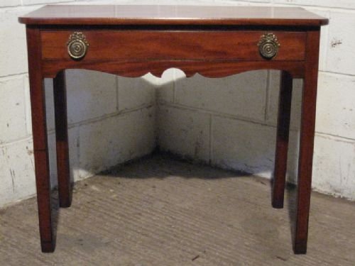 fig 1. ANTIQUE REGENCY MAHOGANY SIDE HALL TABLE C1800