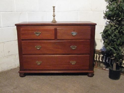 Antique Edwardian Mahogany Small Chest of Drawers C1900
