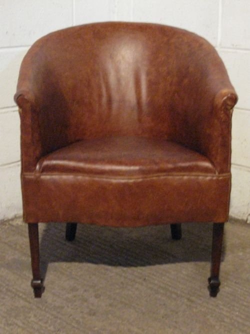 Antique Edwardian Arts & Crafts Tub Chair C1900
