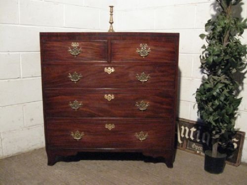 Antique Regency Mahogany Chest of Drawers C1800